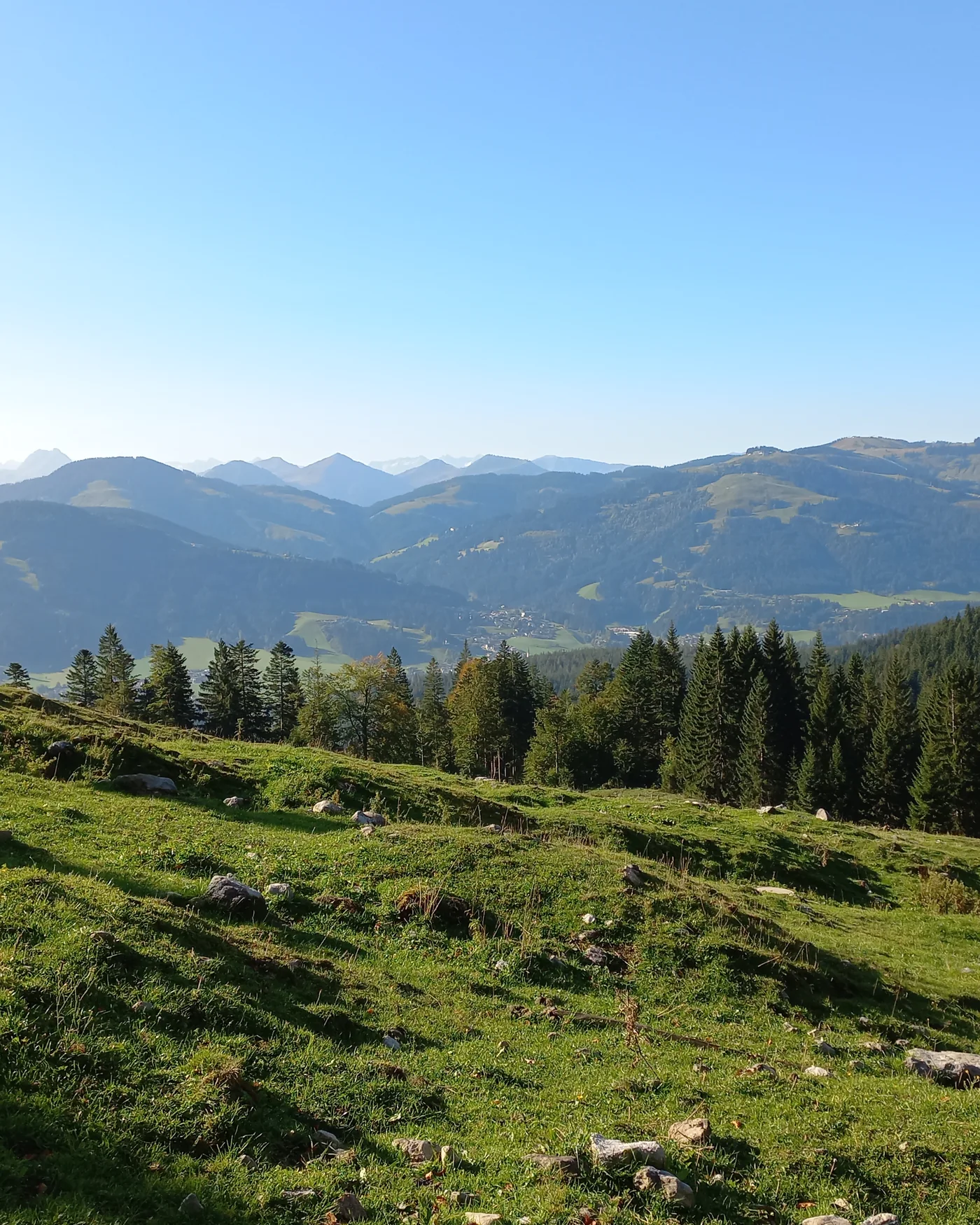 Morgenlicht über dem Brixental